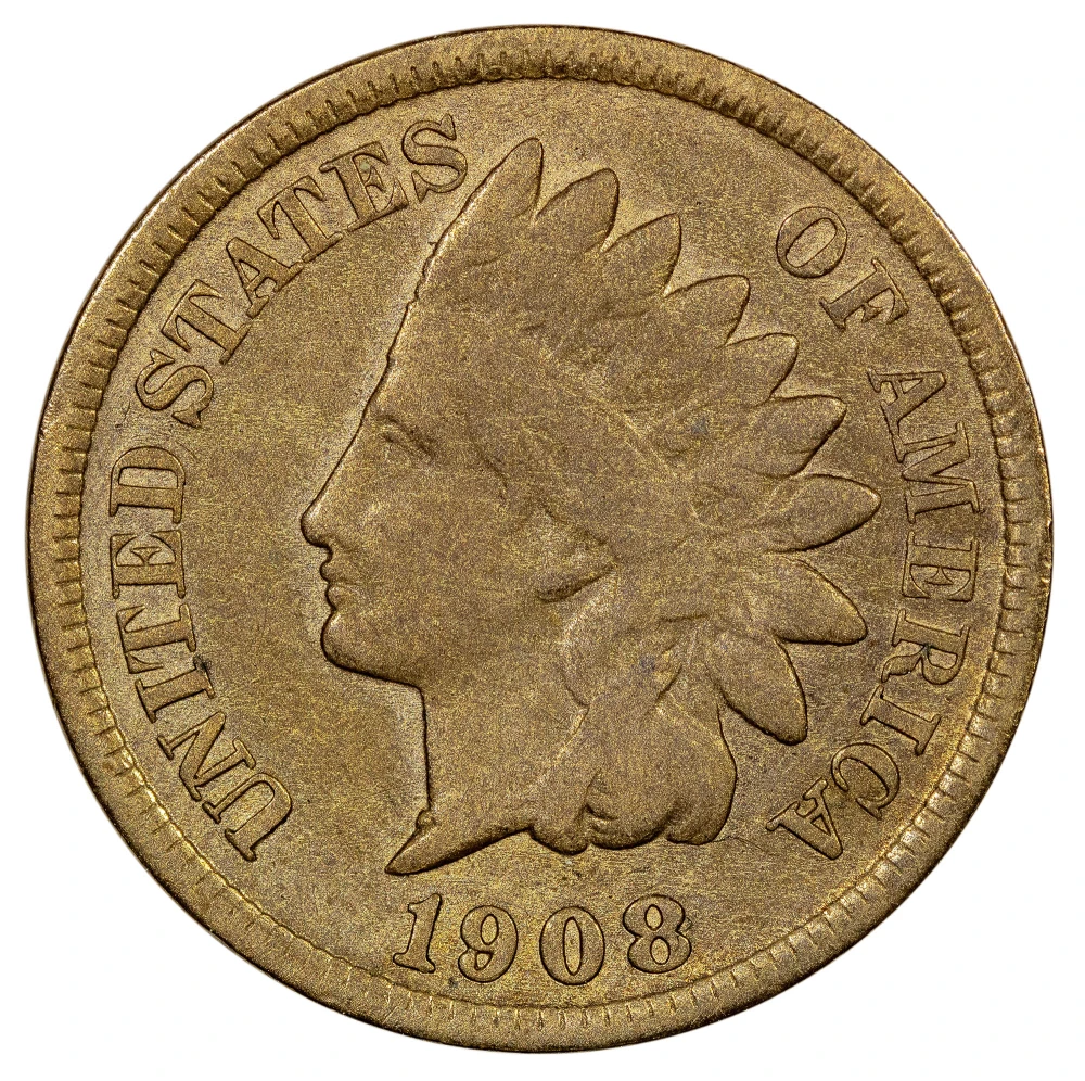 Fine-12 Details 1908-S Cent
