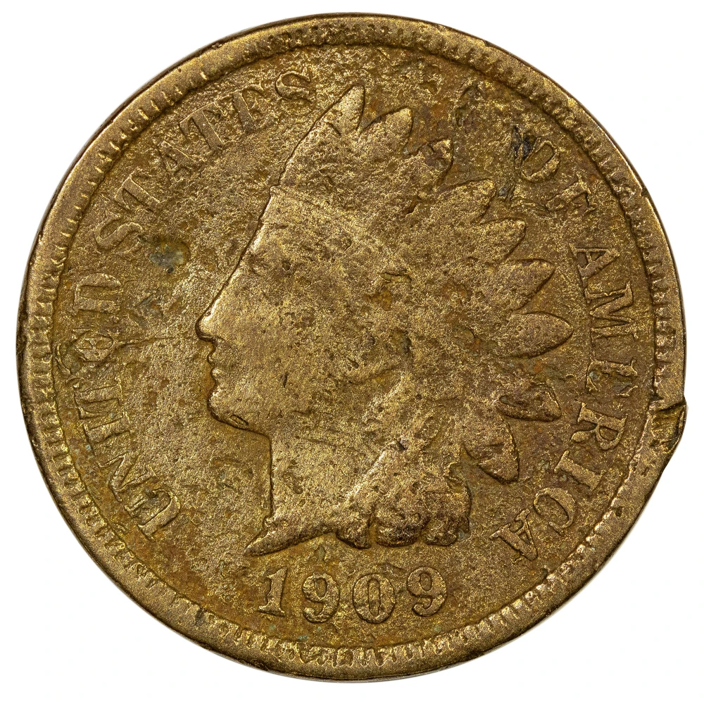 Fine-12 Details 1909-S Indian Cent