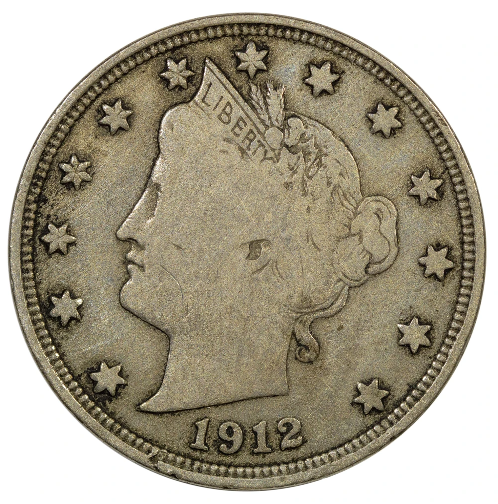 Fine-12 1912-S Nickel