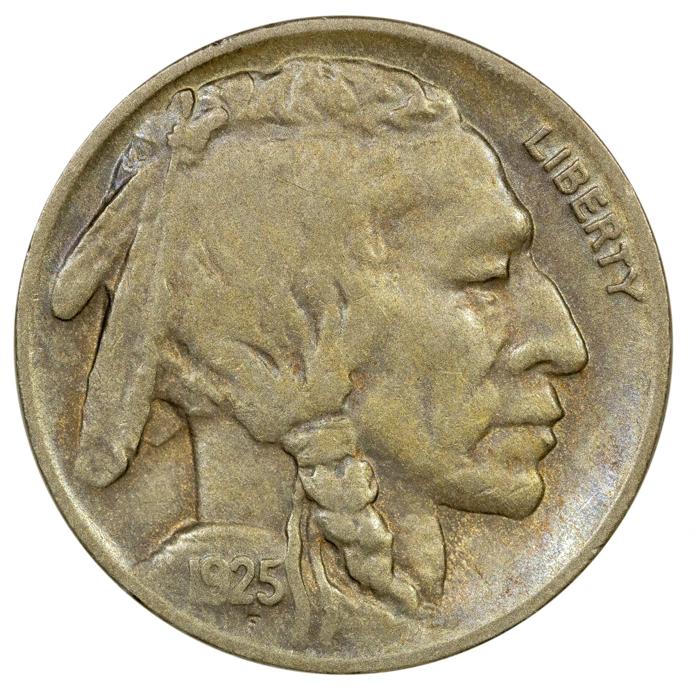 EF-40 1925-S Nickel