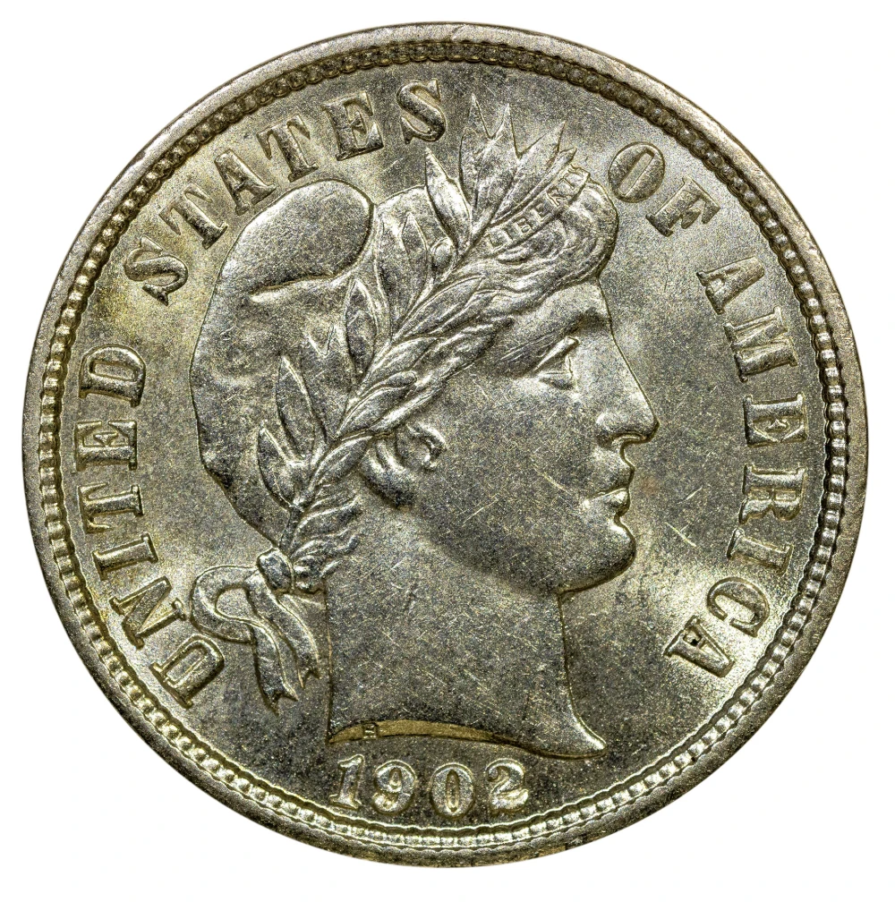BU-60+ 1902 Barber Dime