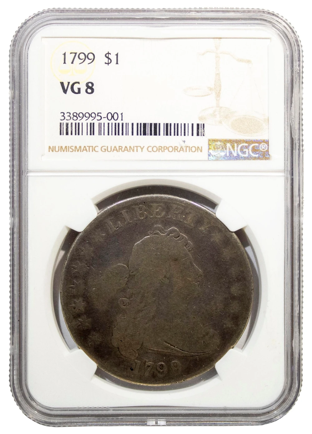 NGC VG-8 1799 Bust Dollar