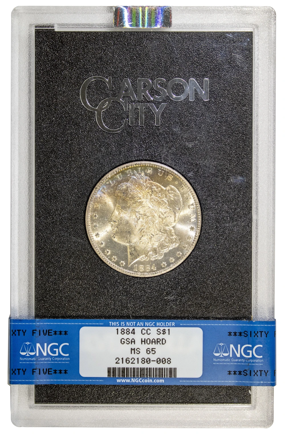 NGC MS-65 GSA Hoard Toned 1884-CC Morgan $1
