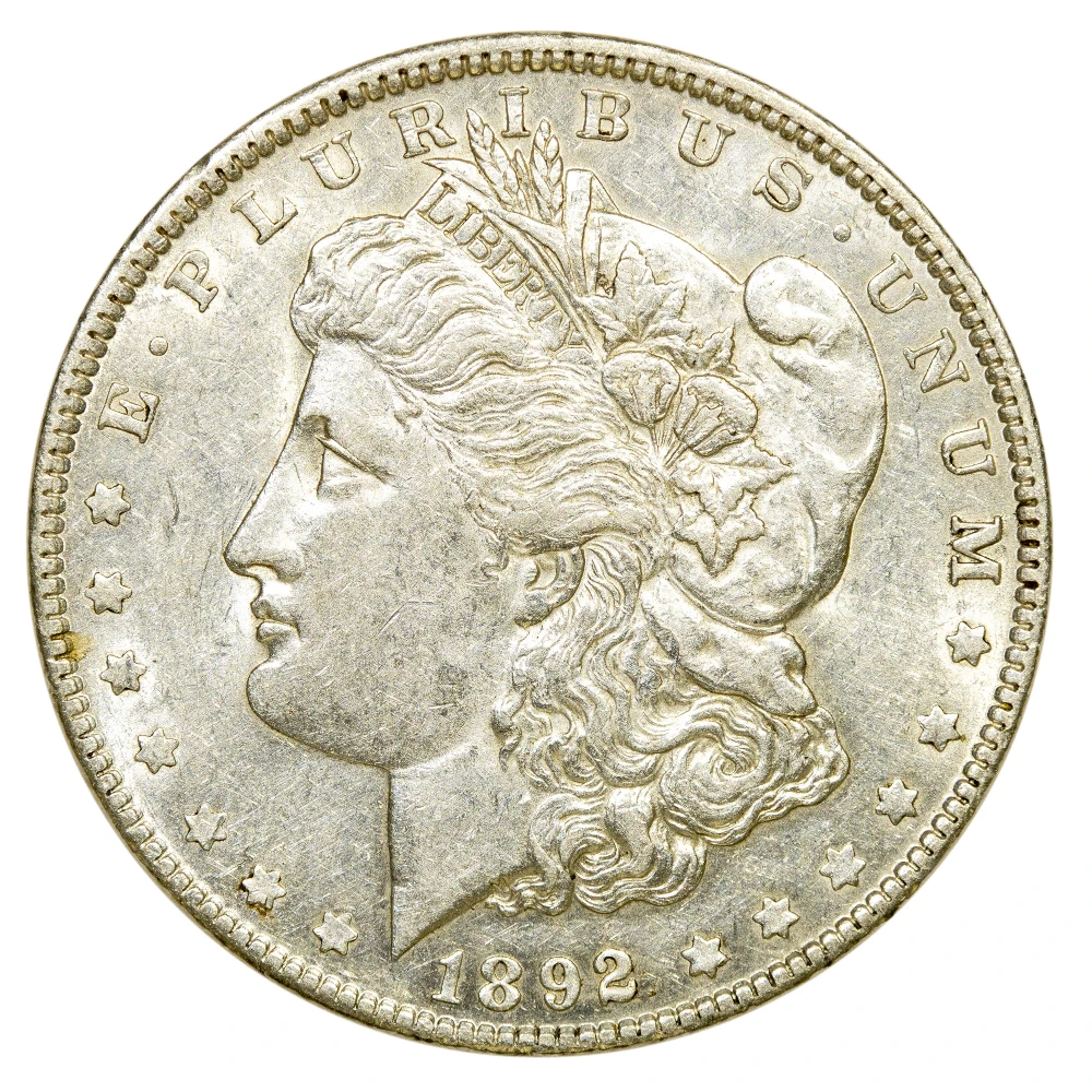 AU-50 or Finer 1892 Morgan $1