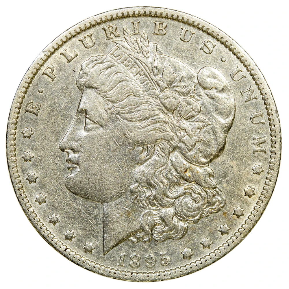 EF-AU Details 1895-O Morgan Dollar