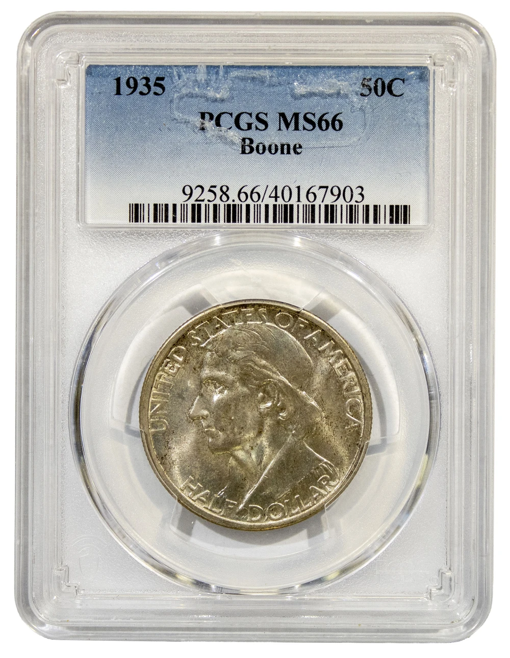 PCGS MS-66 1935 Boone Half Dollar