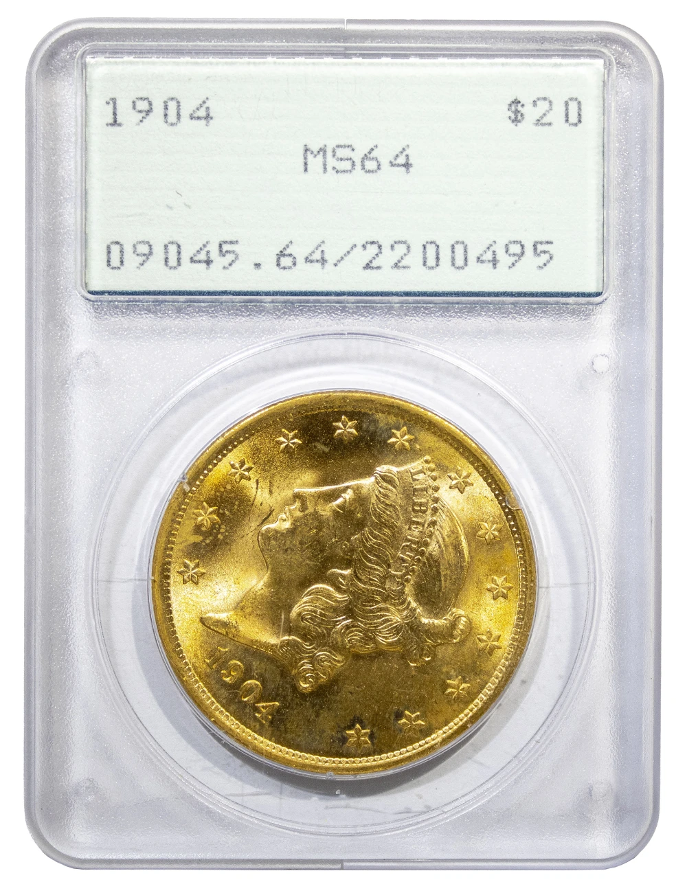 PCGS MS-64 1904 Gold $20 Liberty