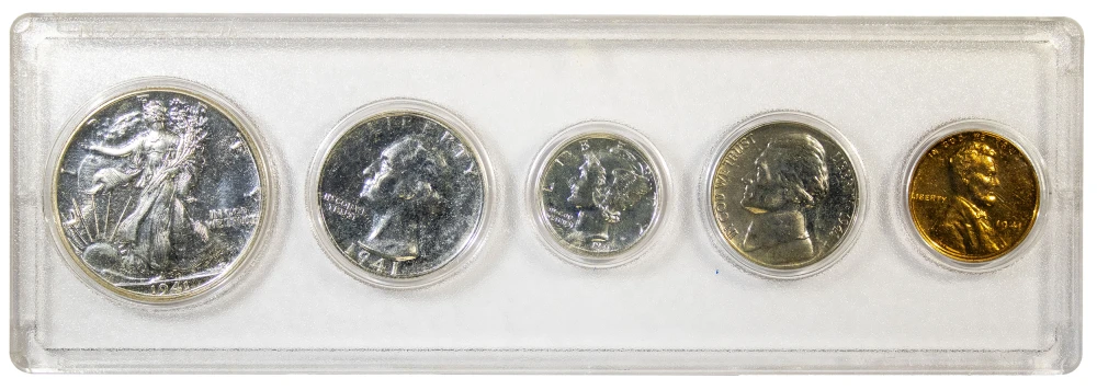 Gem Proof 1941 Five-Piece Set