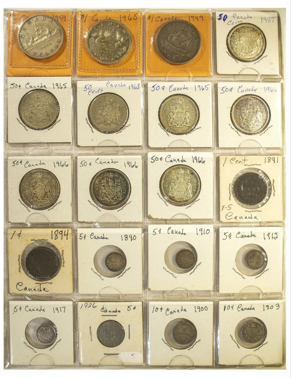 Canada. Silver Denominations Group