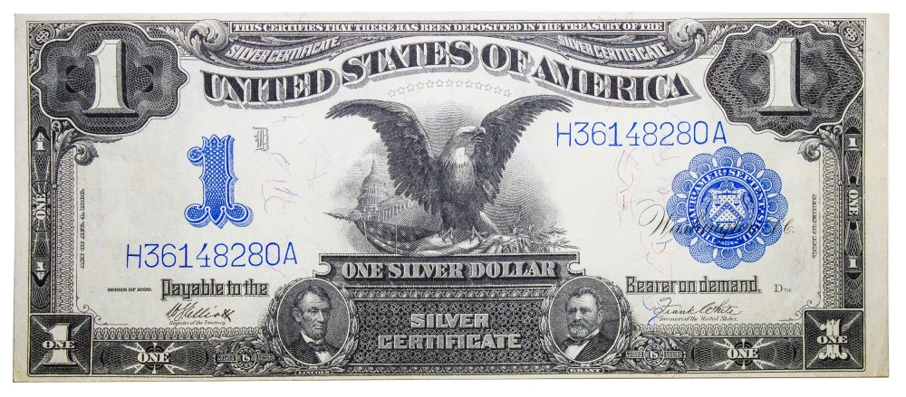 Crisp AU Series 1899 Black Eagle $1