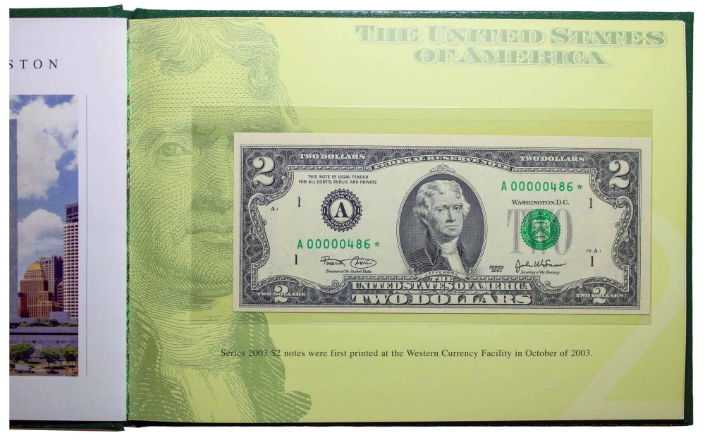 Series 2003 Premium Star Note $2 Set