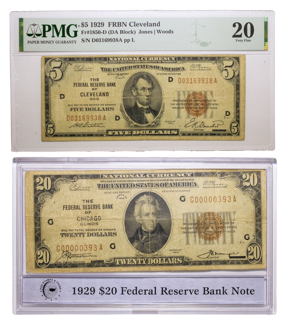 $5 & $20 National Pair