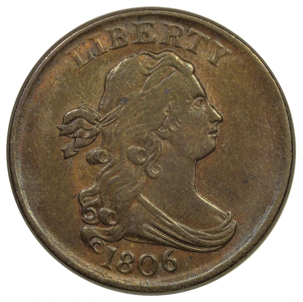 AU Details 1806 Half Cent