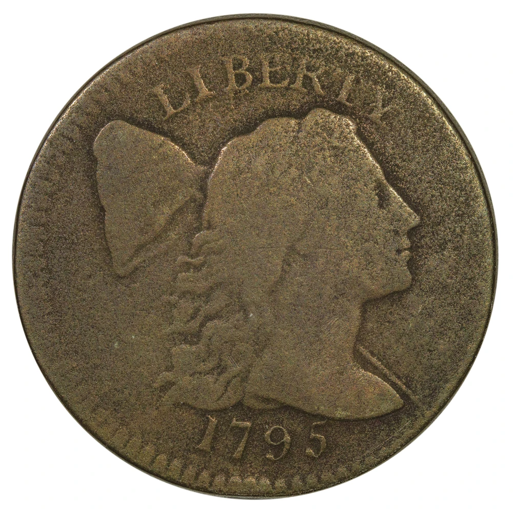 VG Details 1795 Plain Edge Cent
