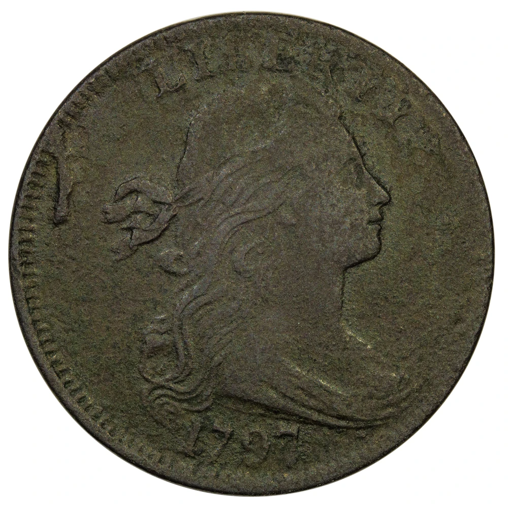 VF Details 1797 No Stems Large Cent