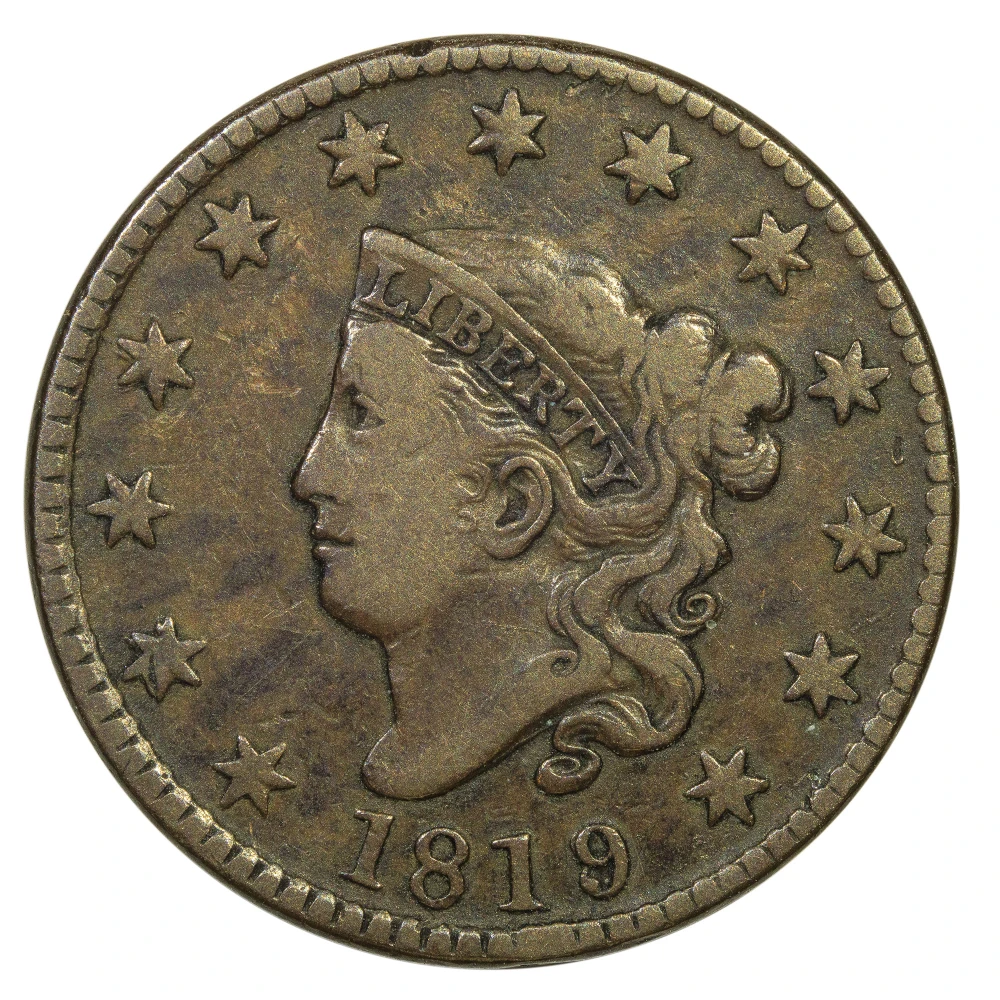 VF-20 1819/8 Overdate Cent
