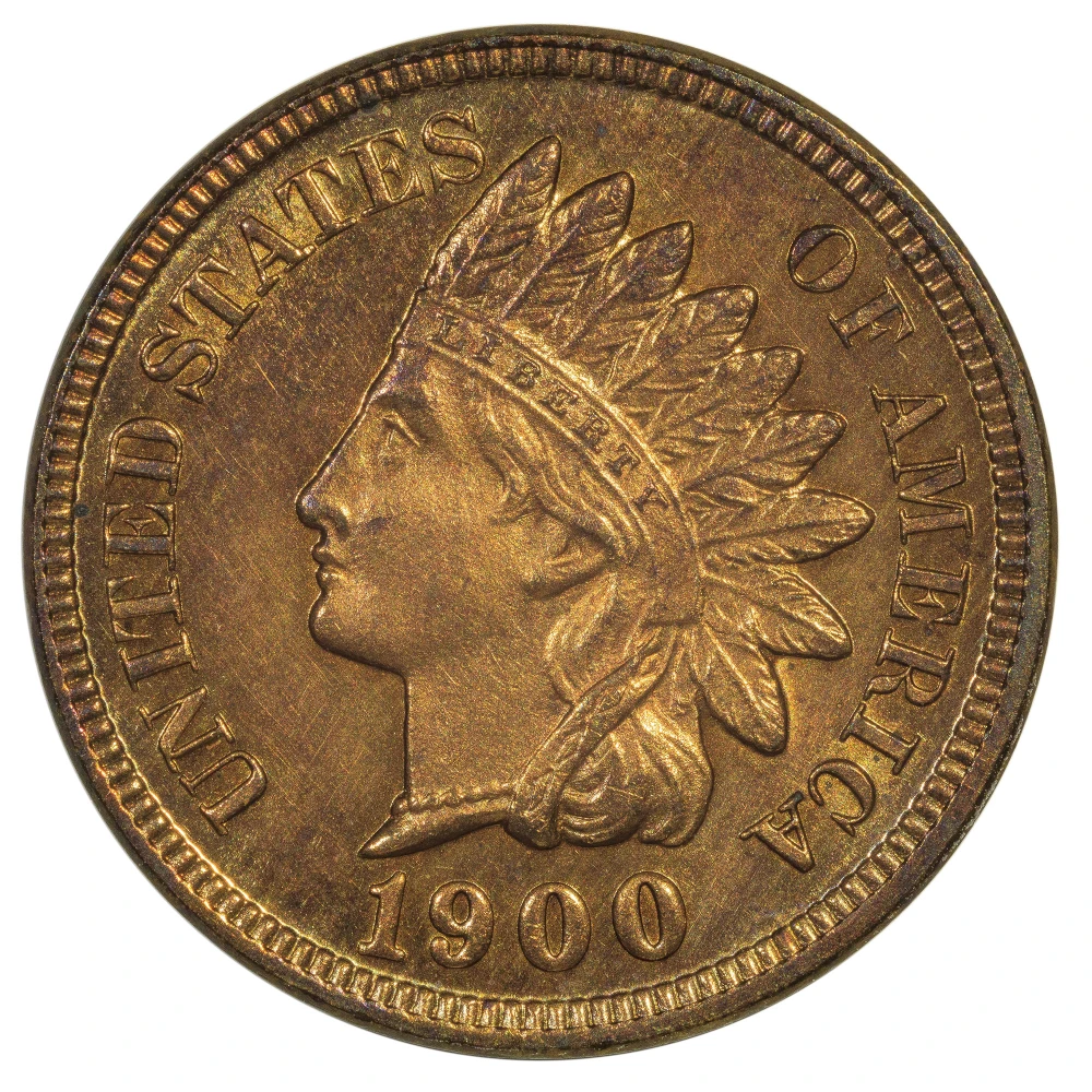 Proof-62 RB Details 1900 Cent