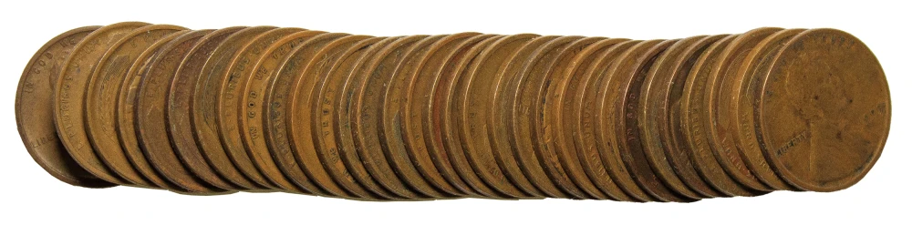 32 Pcs 1909-VDB Lincoln Cents