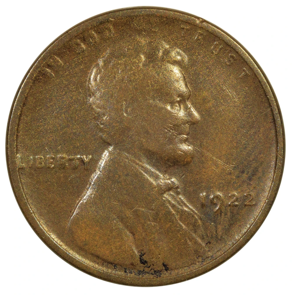 Choice VF 1922 "Plain" Lincoln Cent