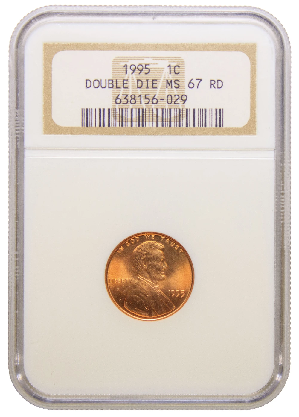 NGC MS-67 RD 1995 D.D.O. Cent