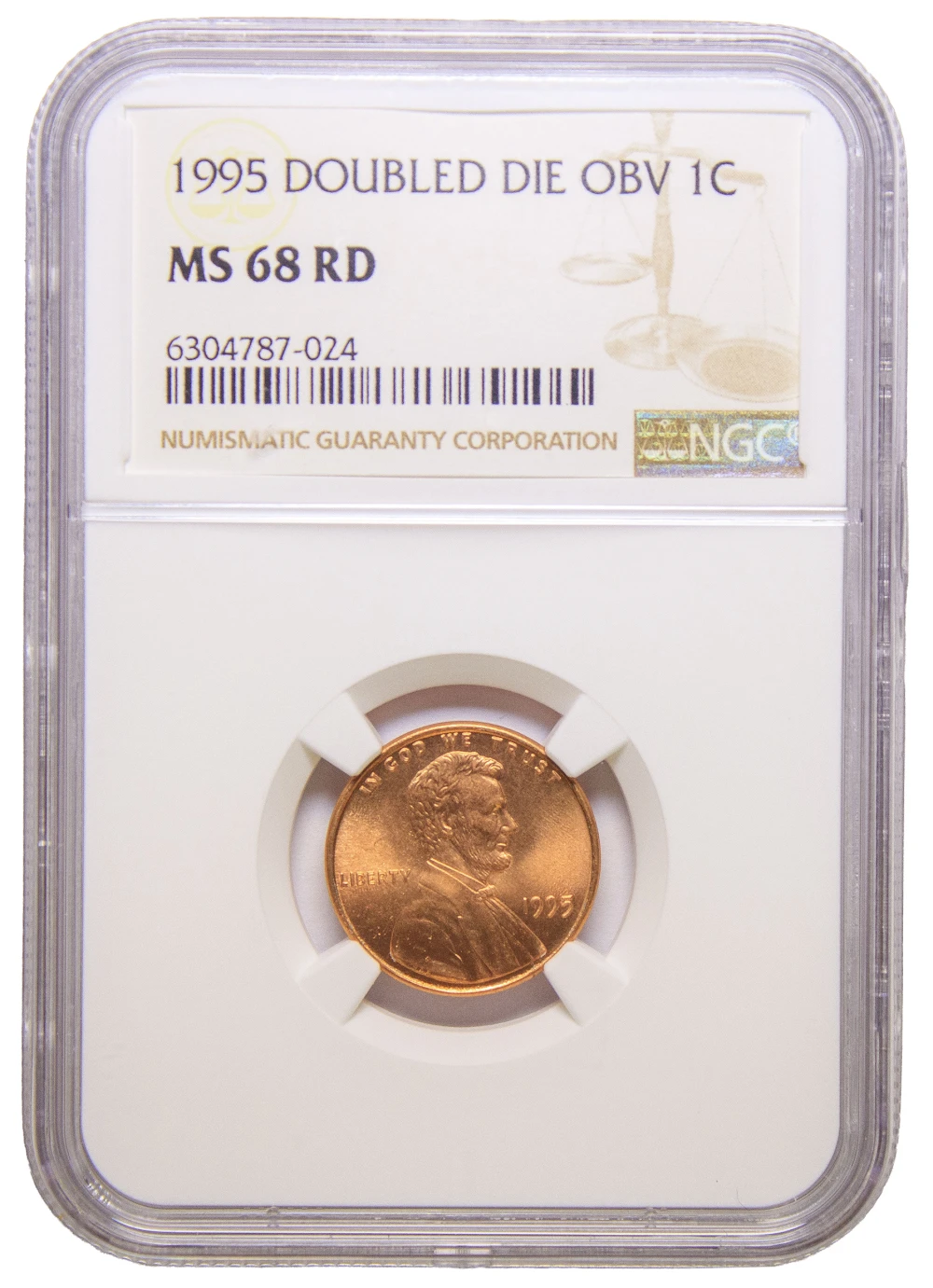 NGC MS-68 RD 1995 D.D.O. Cent