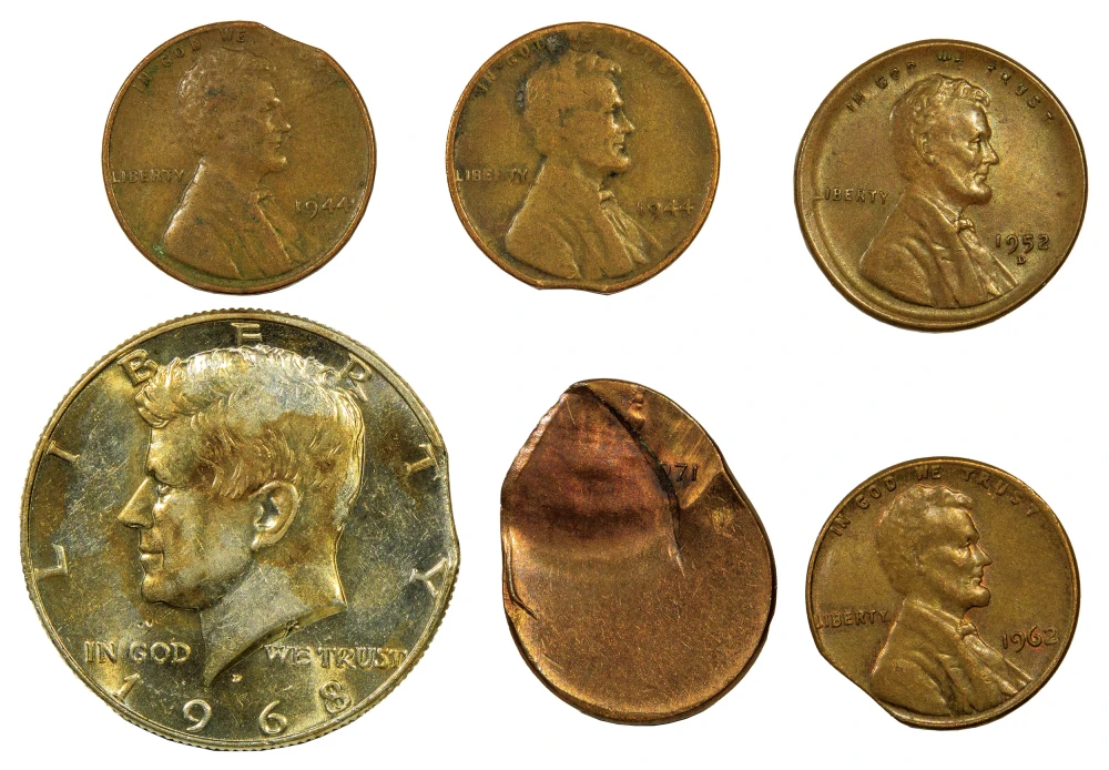 Six-Piece Error Coin Group