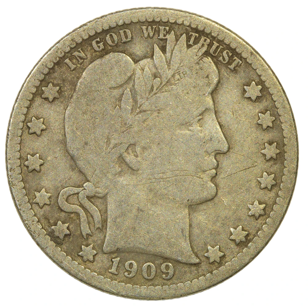 Fine-12 Details 1909-O Quarter Rarity