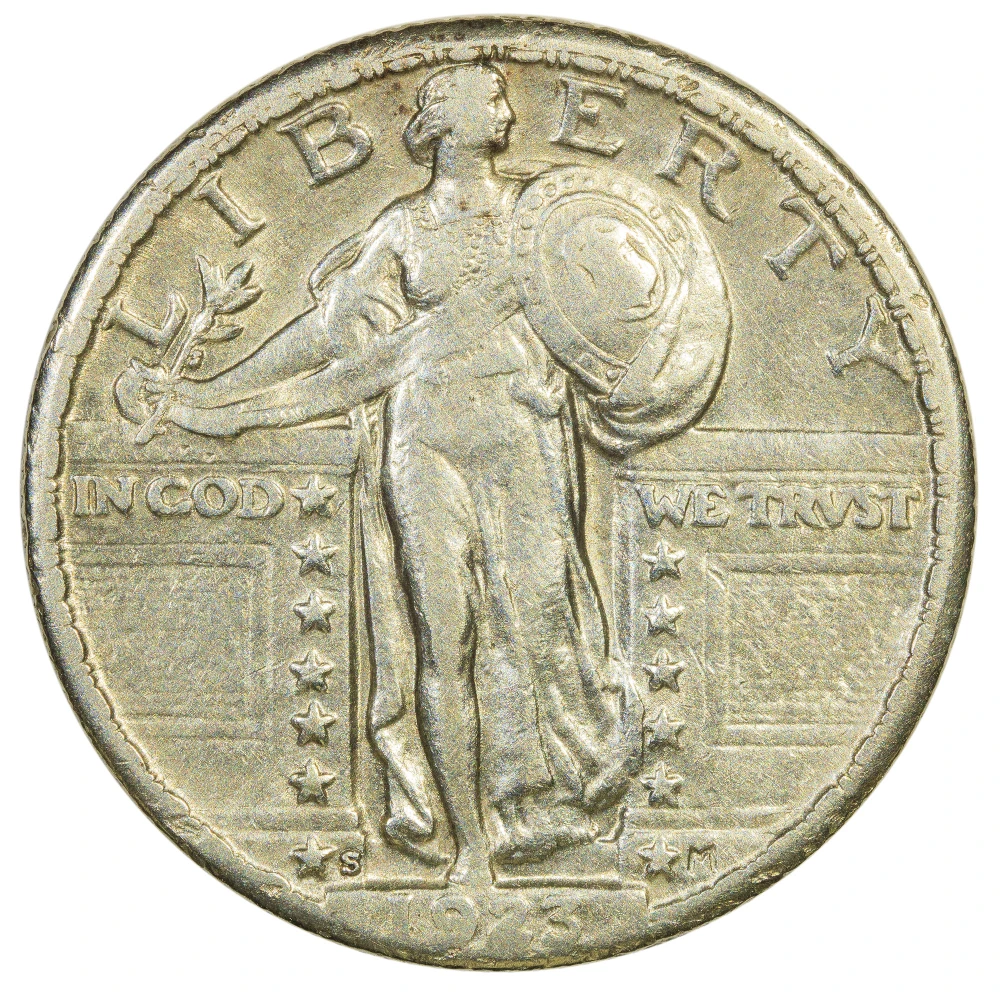 EF-40 Details 1923-S Quarter