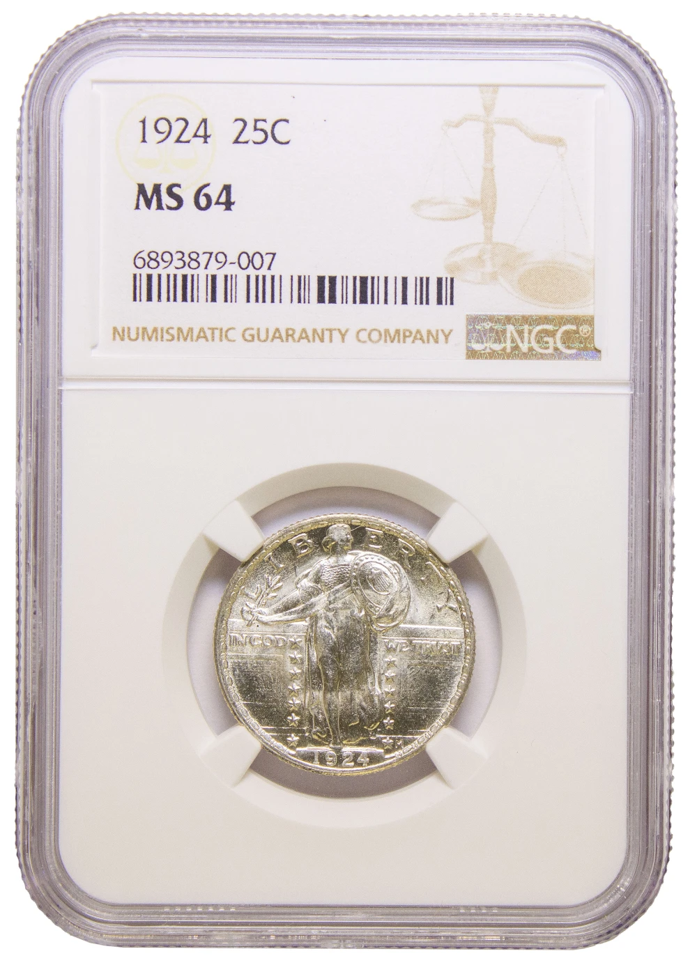 NGC MS-64 1924 Quarter