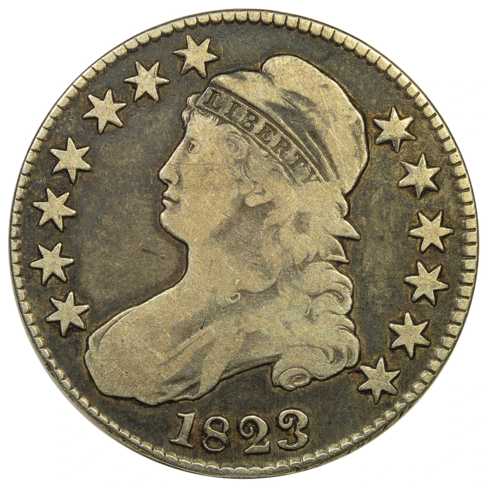 Choice VG to Fine 1823 Broken 3 Half Dollar
