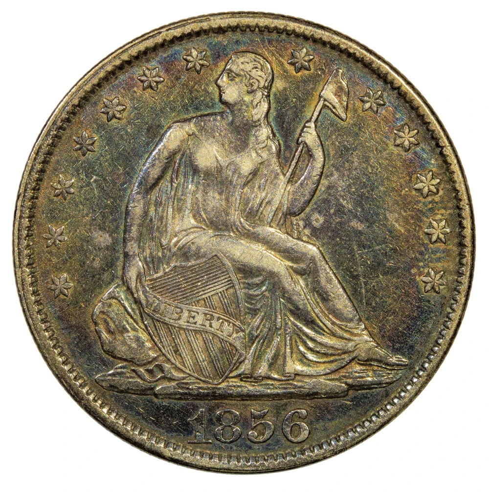 EF-40 or Better 1856 Half Dollar