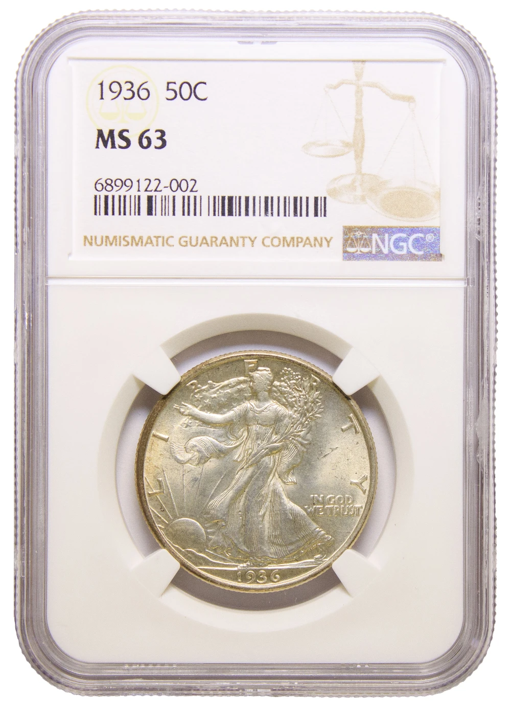 NGC MS-63 1936 Half Dollar