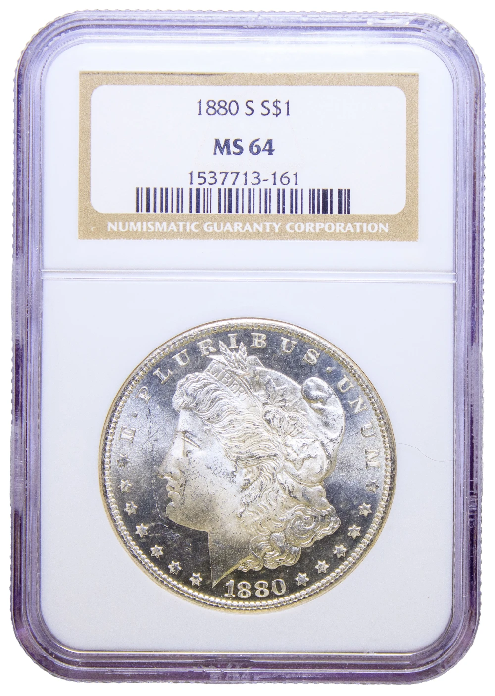 NGC MS-64 1880-S Morgan Dollar
