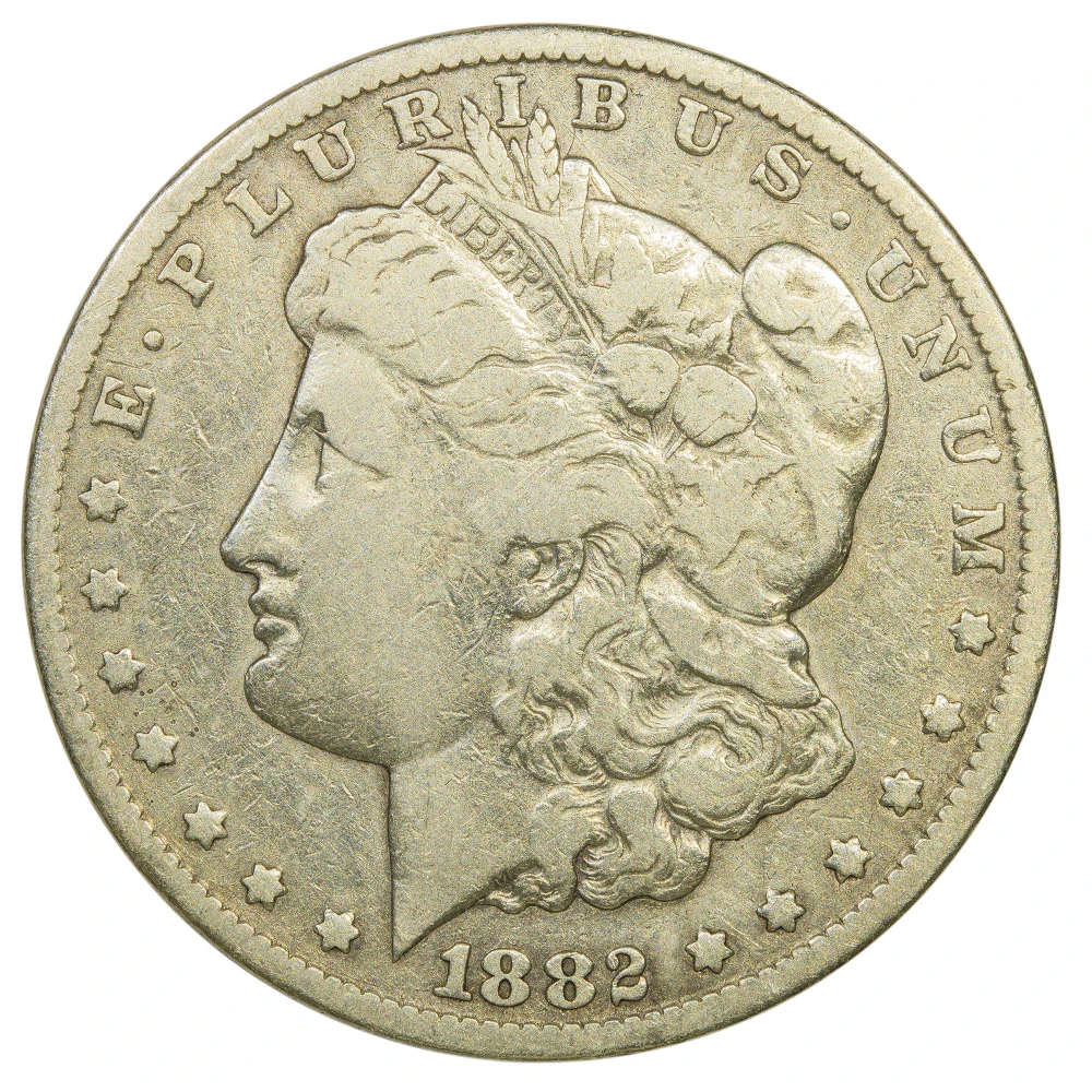 Fine-12 Details 1882-CC Morgan Dollar