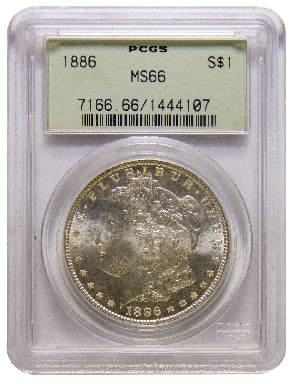 PCGS MS-66 1886 Morgan Dollar