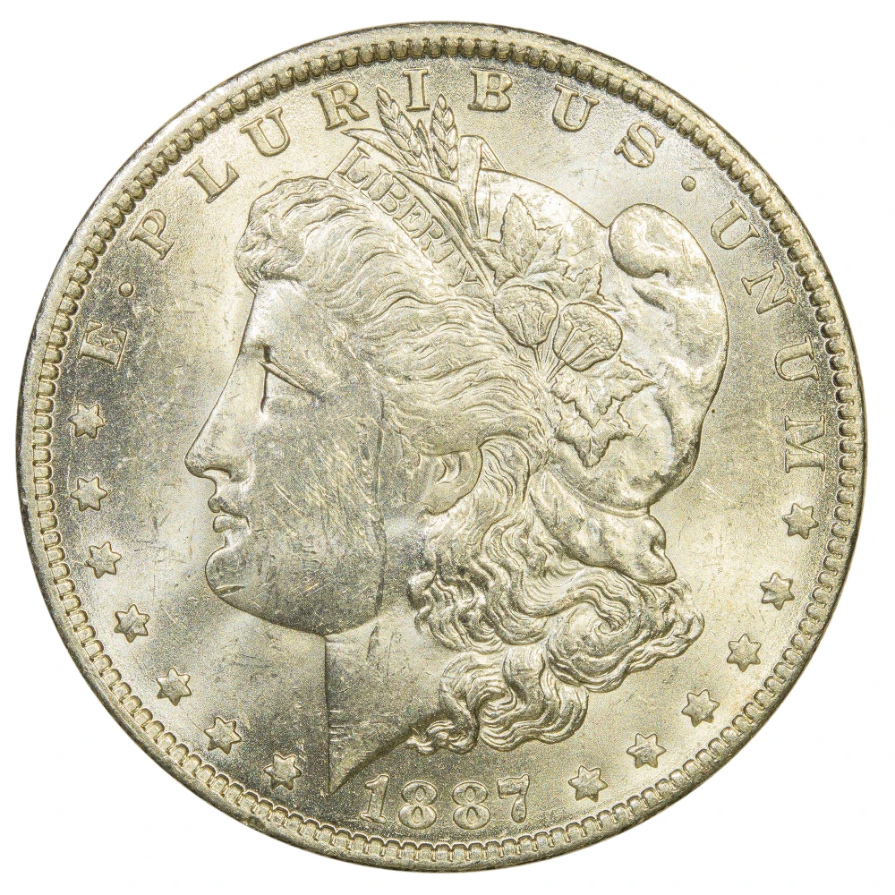 Unc 1887-O Morgan Dollar