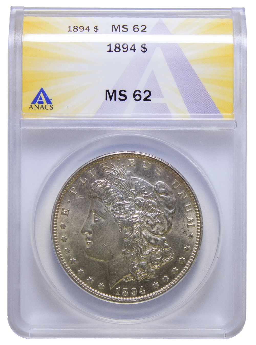 ANACS MS-62 1894 Morgan Dollar