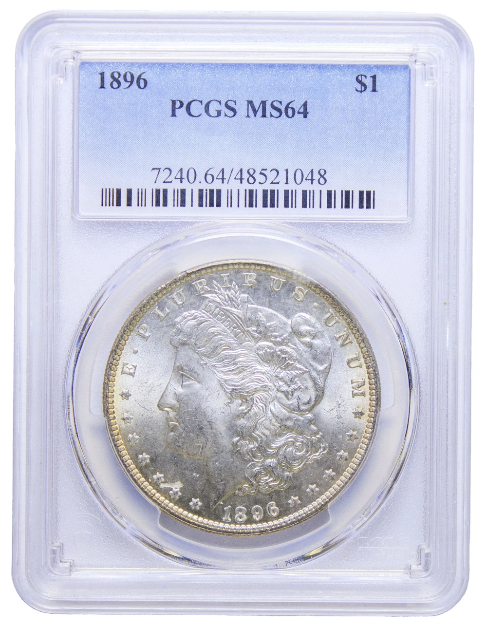 PCGS MS-64 1896 Morgan Dollar