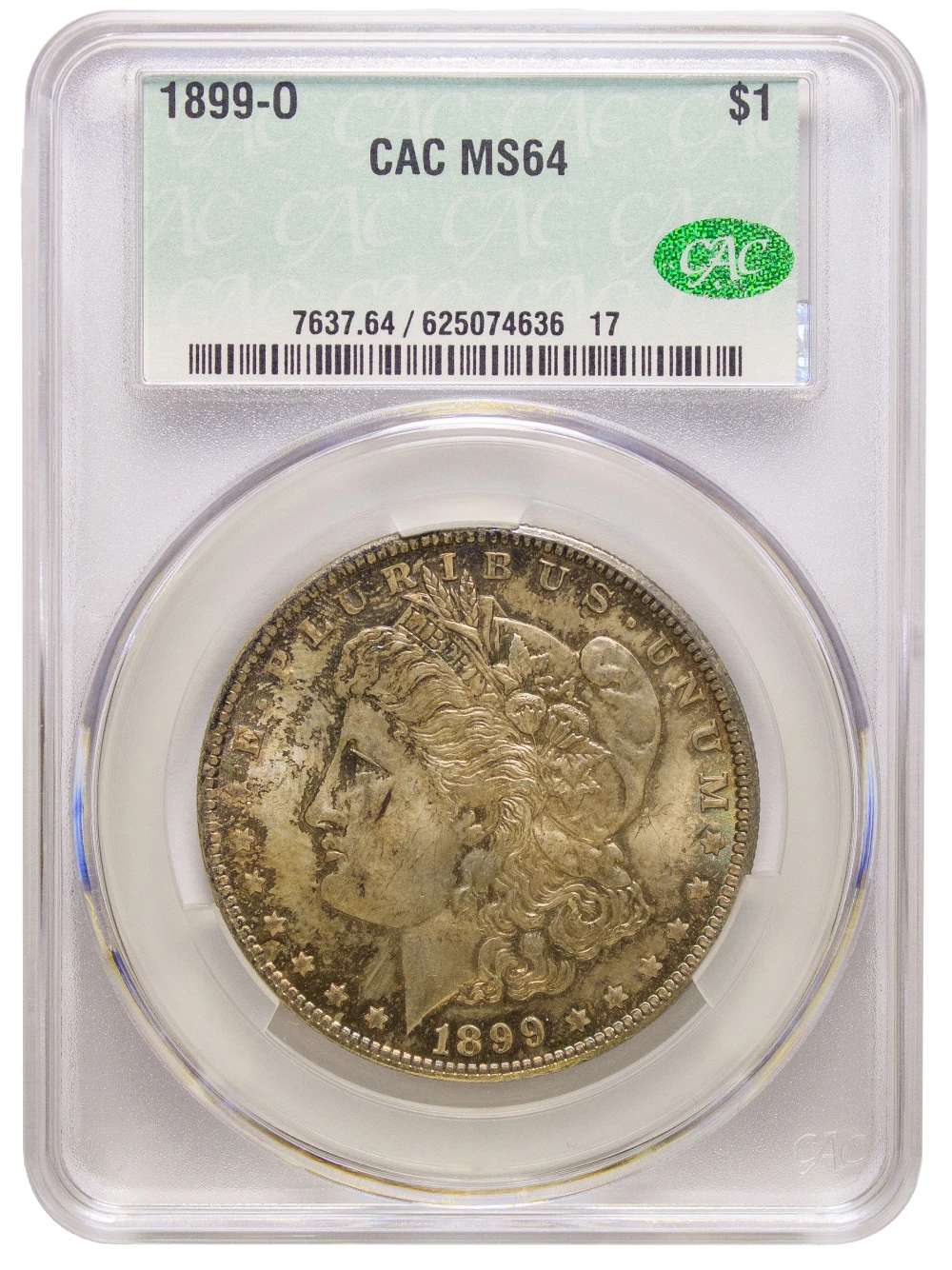 CACG MS-64 1899-O Morgan Dollar