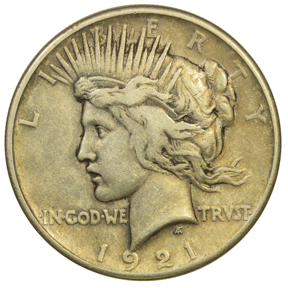 VF-20 1921 Peace Dollar