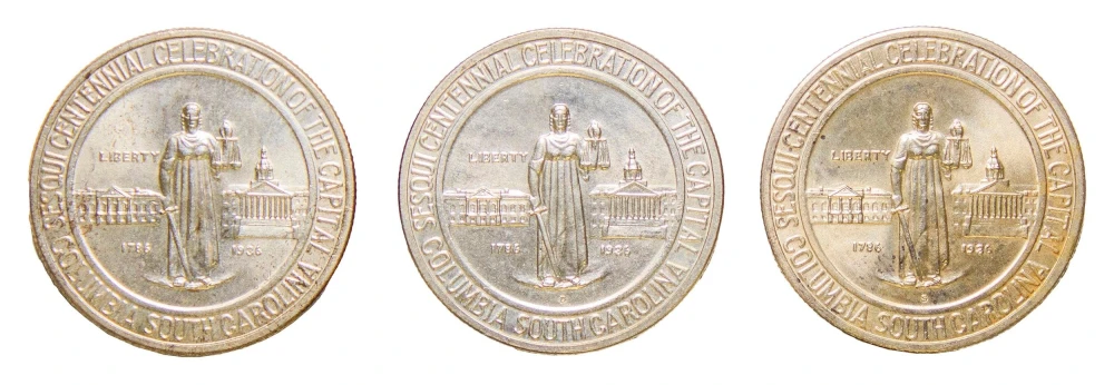 Choice to Gem Unc 1936 Columbia, SC PDS Set