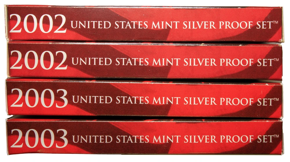 Quartet Of Silver Proof Sets
