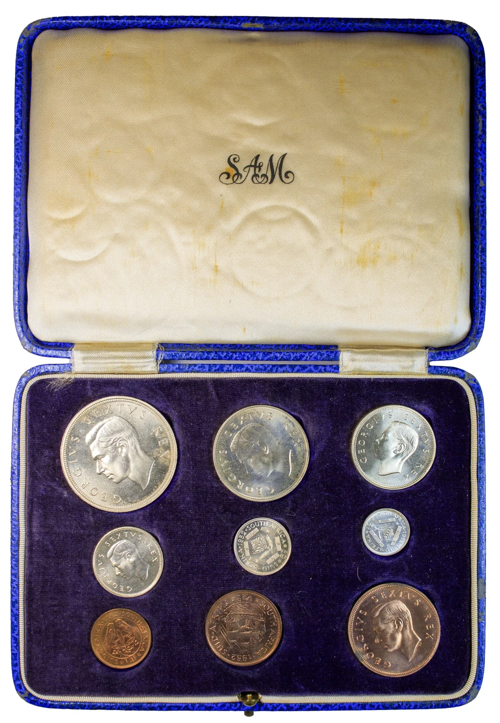 South Africa. 1952 Gem Proof Set in Box of Issue