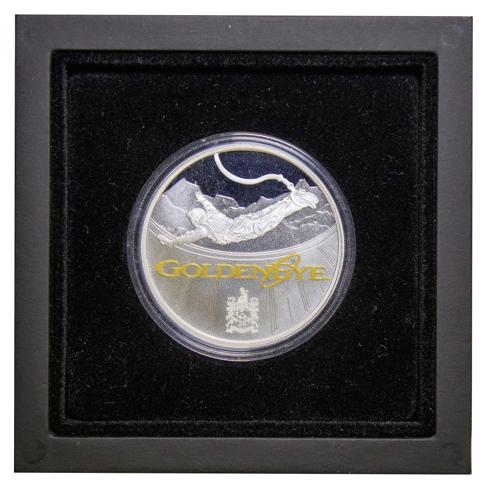 Tuvalu. 2020 GoldenEye 1 Ounce Silver