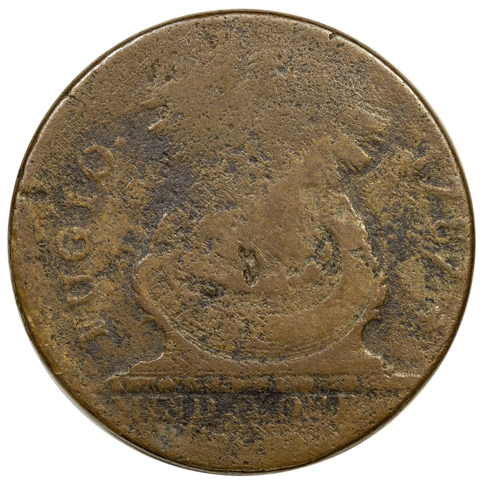 Fine Details 1787 Cross After Date Fugio Cent