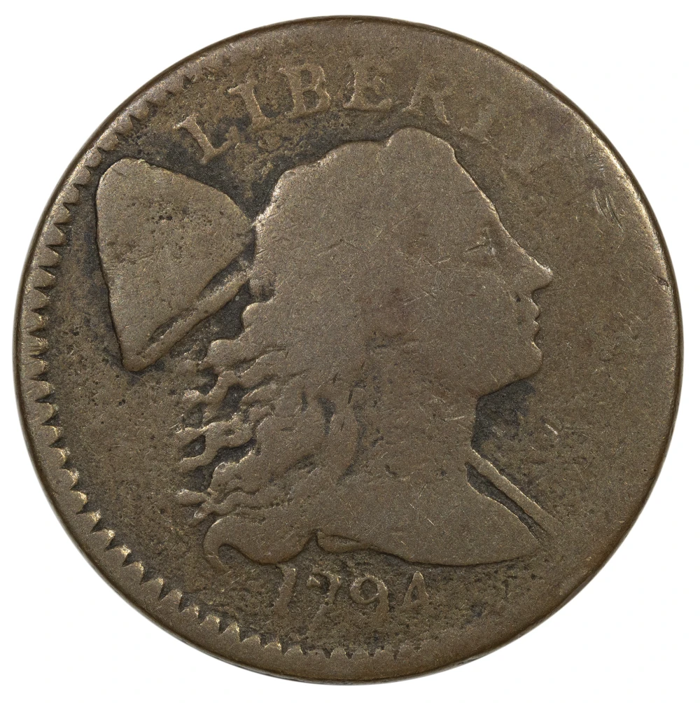 Scarce G-4 1794 S-65 Large Cent