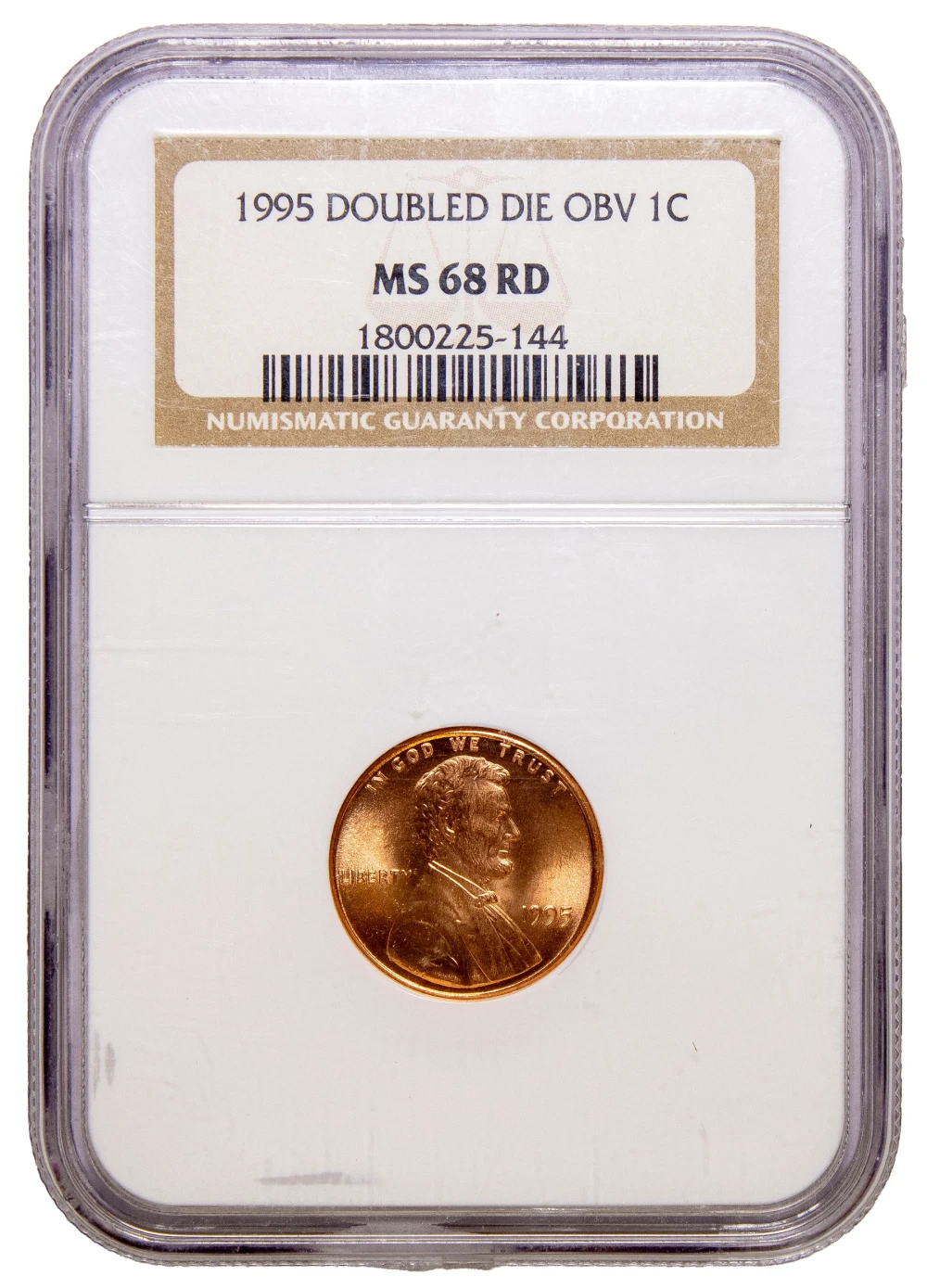 NGC MS-68 Red 1995 Double Die Lincoln Cent