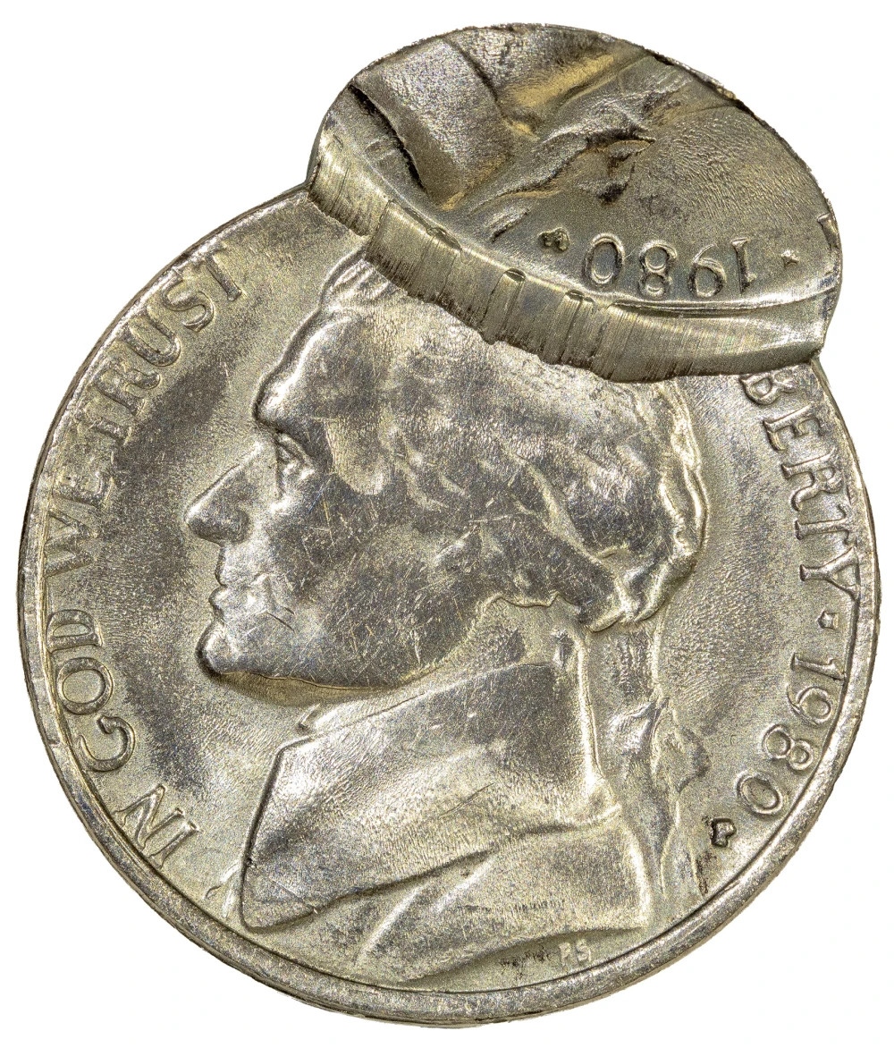 BU-60 1980 Double Struck Jefferson Nickel