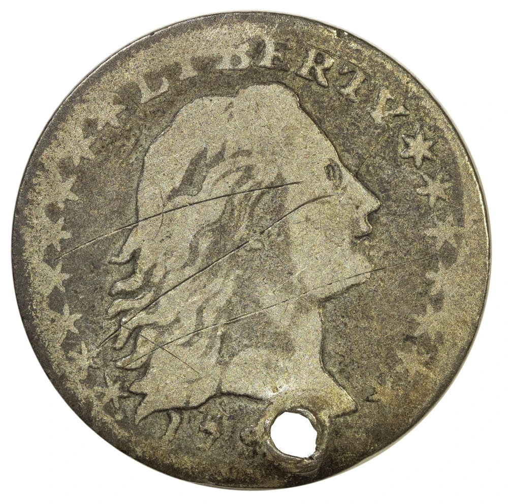 VG Details 1795? Half Dime