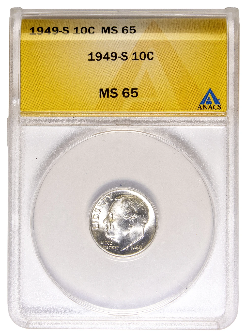 ANACS MS-65 1949-S Roosevelt Dime